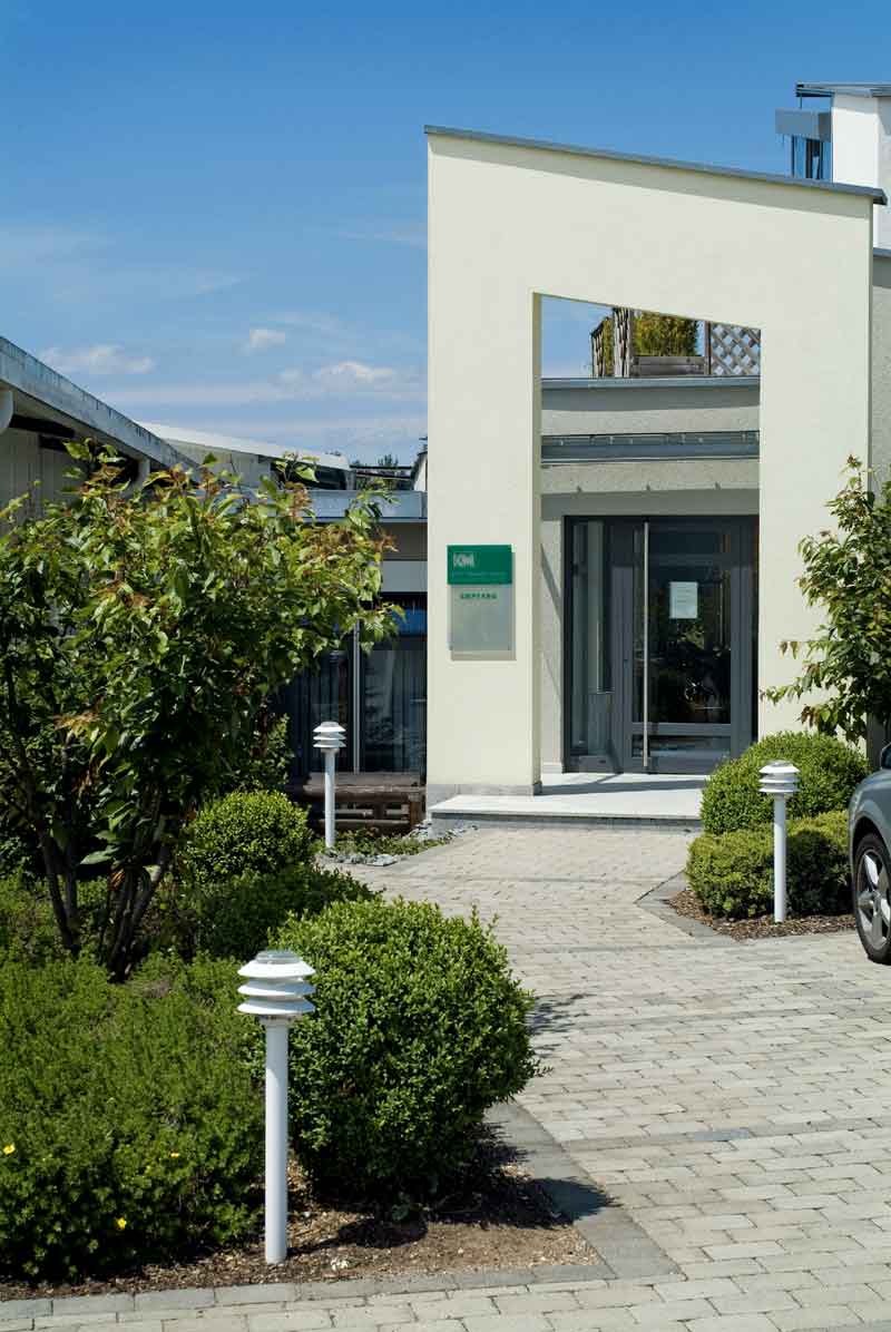 Empfang und Eingangsbereich am Firmensitz in Neufra